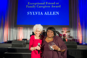 Diane Rehm presents Sylvia Allen with Friend or Family Caregiver Award