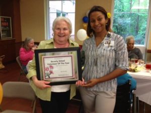 Beverly Stitzel-Volunteer honored at Cobb