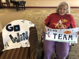 A Slam Dunk Friendship: Nursing Home Residents Form Special Bond with Georgia State University’s Women’s Basketball Team, A.G. Rhodes