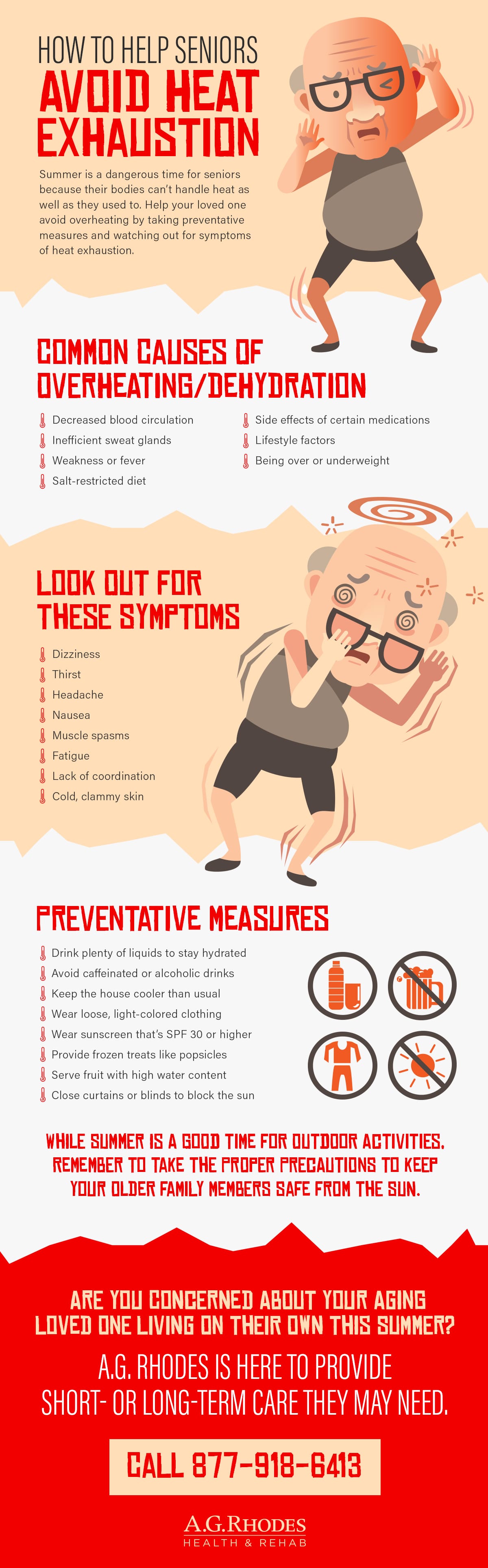 How to Help Seniors Avoid Heat Exhaustion, A.G. Rhodes