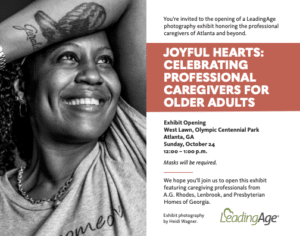 “Joyful Hearts” Public Photo Exhibit in Centennial Park Honors A.G. Rhodes Care Partners, A.G. Rhodes